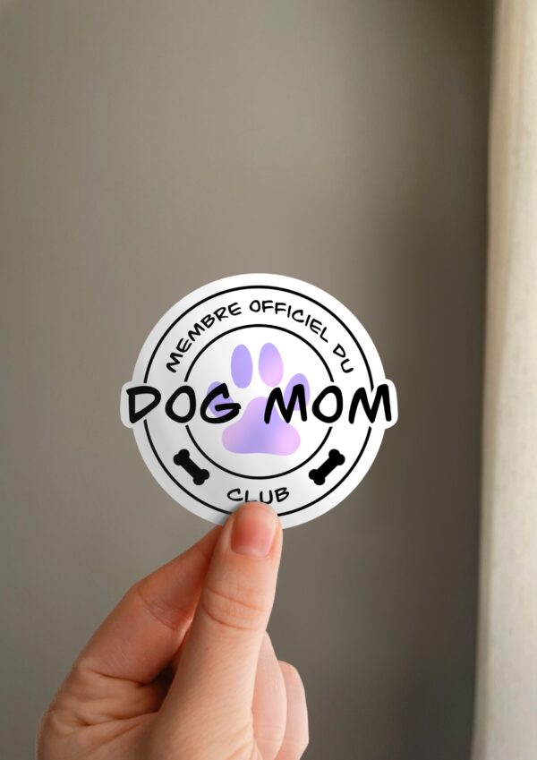 Sticker dog mom