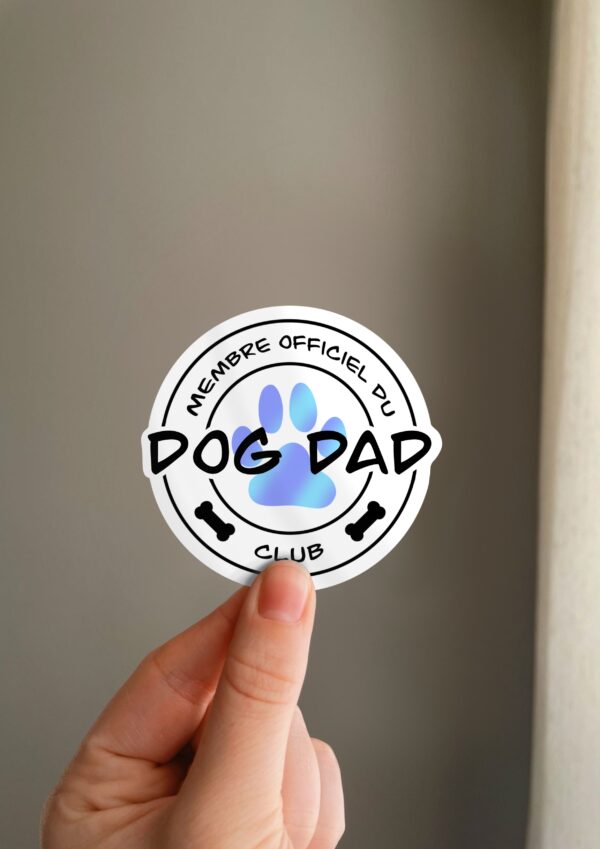 Sticker dog dad