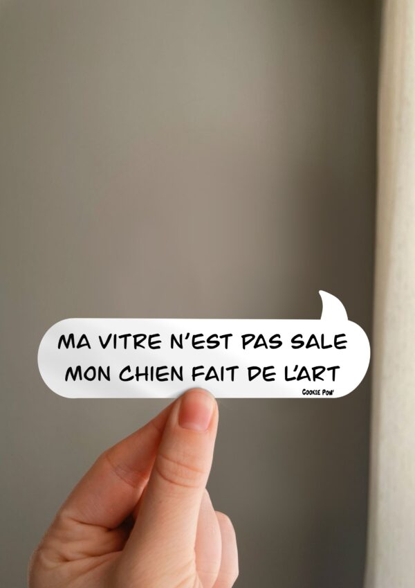 Sticker vitre sale