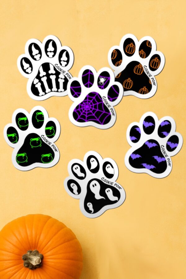 Déco d'Halloween lot de 6 stickers – Image 2