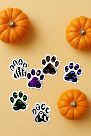 Déco d'Halloween lot de 6 stickers
