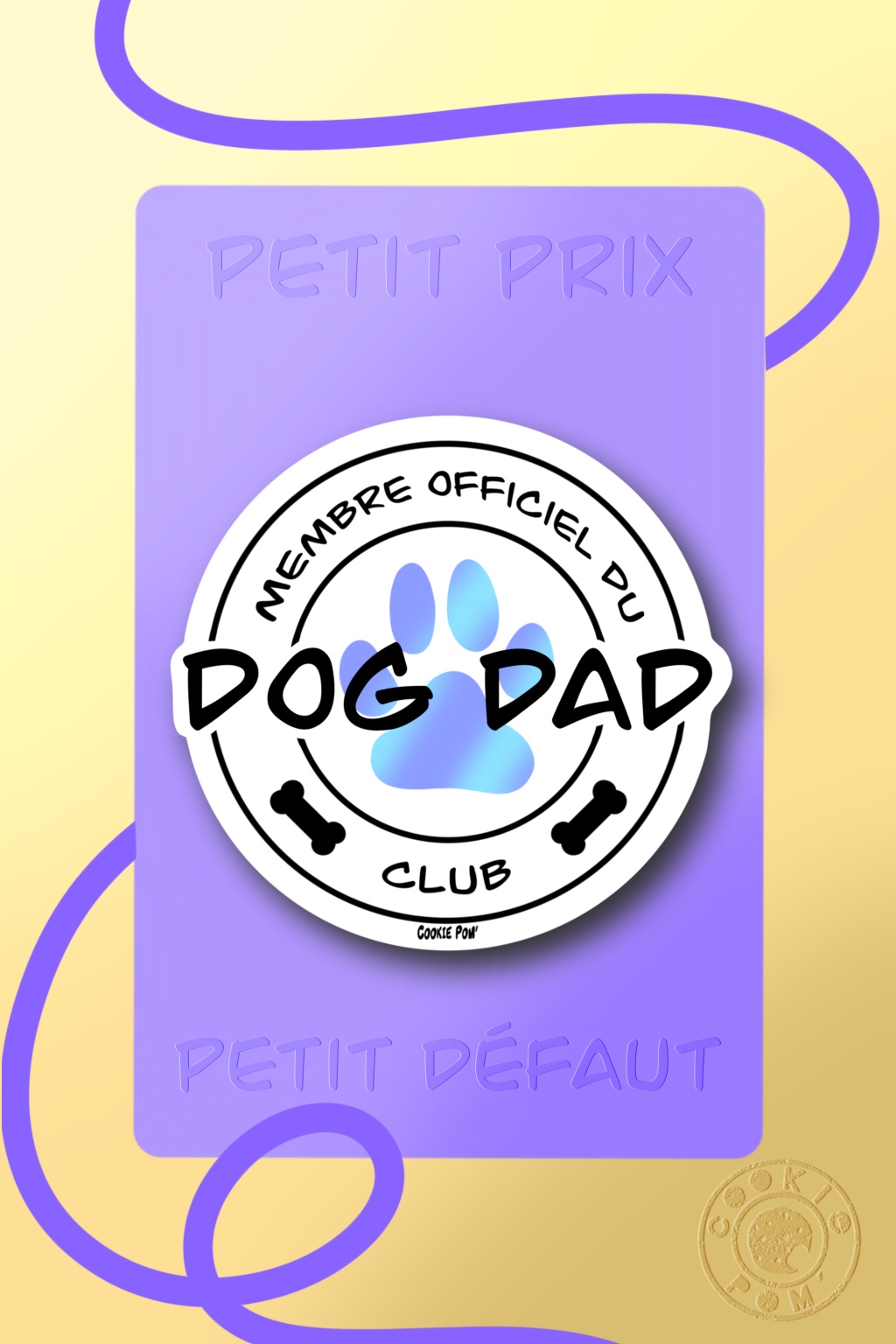 Sticker Dog Dad (prix mini)