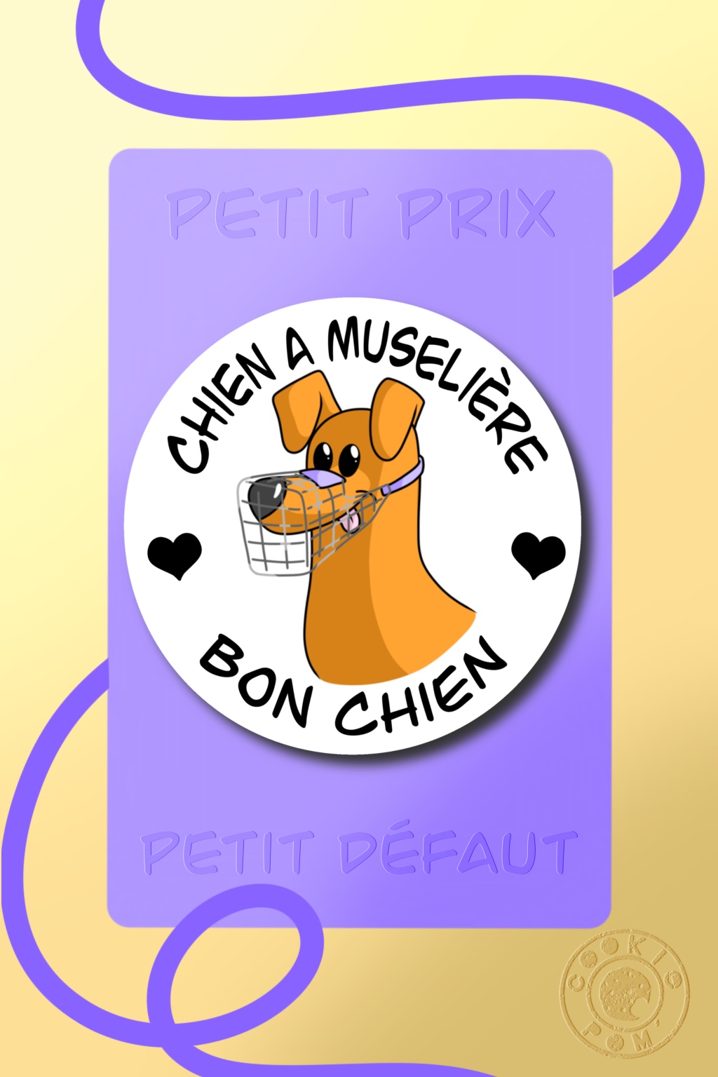 Sticker Muselière (prix mini)