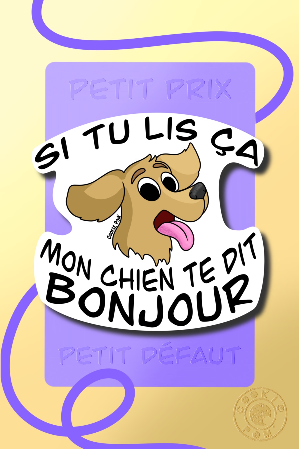 Sticker Bonjour (prix mini)
