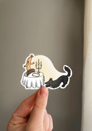Sticker culte de la saucisse