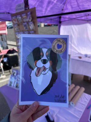 Le portrait “mal fait” VIOLET